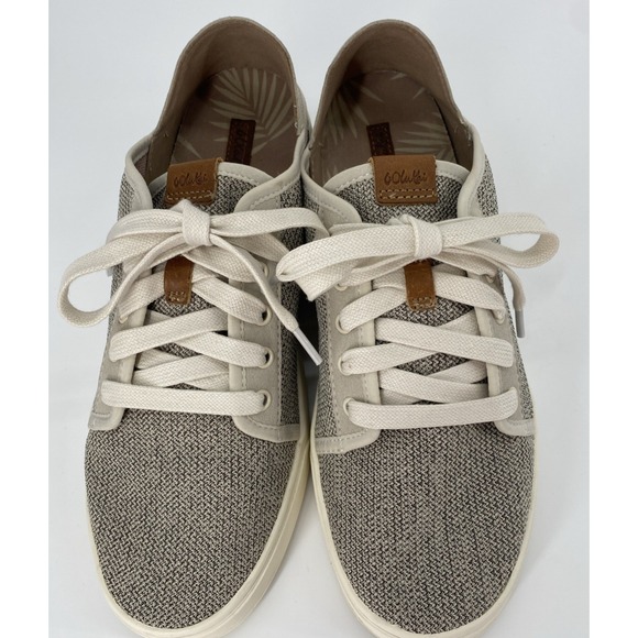 OLUKAI Pehuea Li Tapa Knit Shoes Low Top Lace Up Women's Size 10 Casual Sneaker - Picture 4 of 8